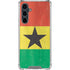 Ghana Flag Distressed Galaxy S23 FE Clear Case