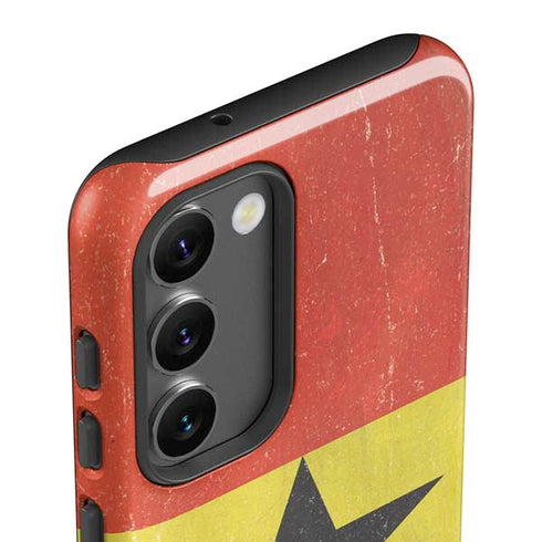 Ghana Flag Distressed Galaxy S23 Pro Case