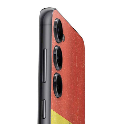 Ghana Flag Distressed Galaxy S23 Skin