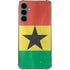 Ghana Flag Distressed Galaxy S24 Plus Clear Case