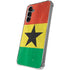 Ghana Flag Distressed Galaxy S24 Plus Clear Case
