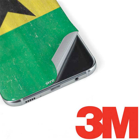 Ghana Flag Distressed Galaxy S8 Skin