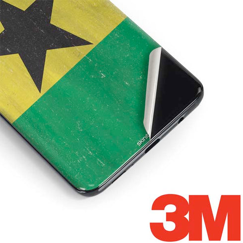 Ghana Flag Distressed Galaxy S9 Skin