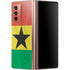 Ghana Flag Distressed Galaxy Z Fold2 5G Skin