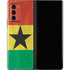 Ghana Flag Distressed Galaxy Z Fold2 5G Skin
