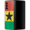 Ghana Flag Distressed Galaxy Z Fold3 5G Skin