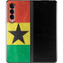 Ghana Flag Distressed Galaxy Z Fold3 5G Skin