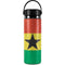 Ghana Flag Distressed Hydro Flask 20oz Wide Mouth Skin