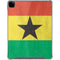 Ghana Flag Distressed iPad Pro 12.9in (2020) Clear Case