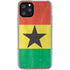 Ghana Flag Distressed iPhone 11 Pro Clear Case