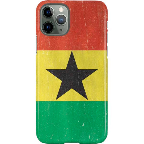 Ghana Flag Distressed iPhone 11 Pro Lite Case