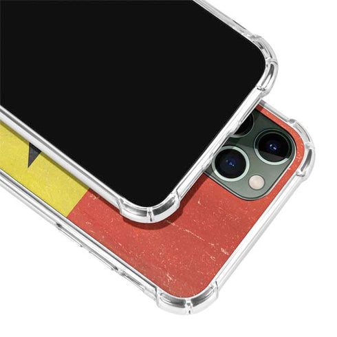 Ghana Flag Distressed iPhone 11 Pro Max Clear Case
