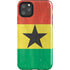 Ghana Flag Distressed iPhone 11 Pro Max Impact Case