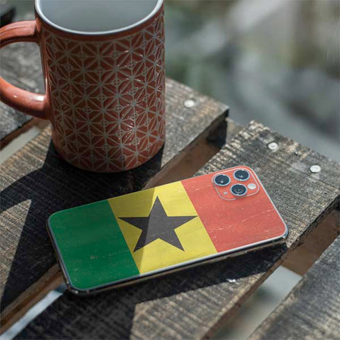 Ghana Flag Distressed iPhone 11 Pro Max Skin