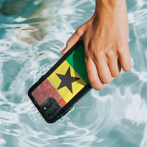 Ghana Flag Distressed iPhone 11 Pro Waterproof Case