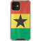 Ghana Flag Distressed iPhone 12 Clear Case
