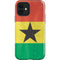 Ghana Flag Distressed iPhone 12 Impact Case