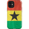 Ghana Flag Distressed iPhone 12 Mini Impact Case