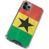 Ghana Flag Distressed iPhone 12 Pro Max Clear Case