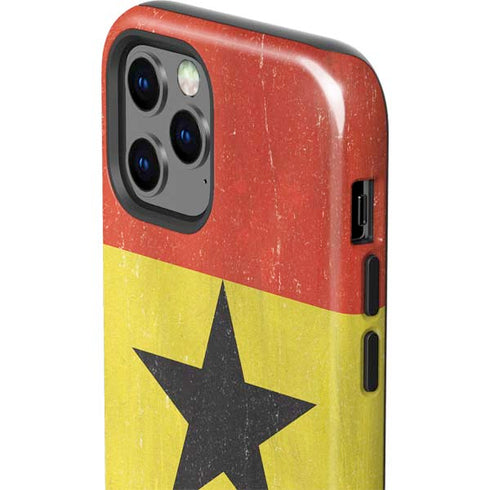 Ghana Flag Distressed iPhone 12 Pro Max Impact Case