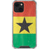 Ghana Flag Distressed iPhone 13 Clear Case
