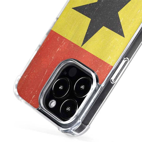 Ghana Flag Distressed iPhone 13 Pro MagSafe Case