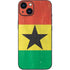 Ghana Flag Distressed iPhone 13 Skin