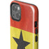 Ghana Flag Distressed iPhone 14 Plus Impact Case
