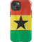 Ghana Flag Distressed iPhone 14 Impact Case