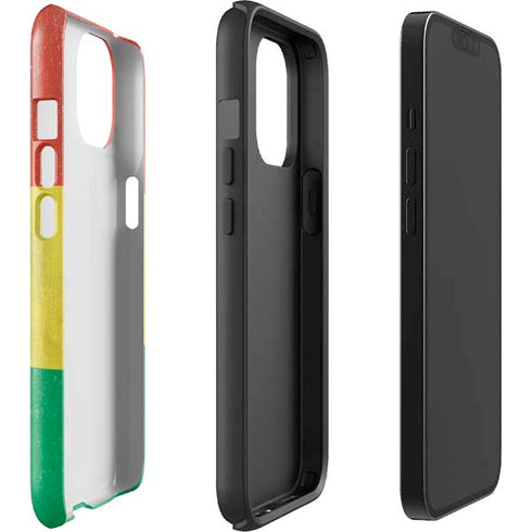 Ghana Flag Distressed iPhone 14 Impact Case
