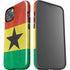 Ghana Flag Distressed iPhone 14 Impact Case