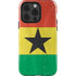 Ghana Flag Distressed iPhone 14 Pro Impact Case