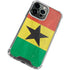 Ghana Flag Distressed iPhone 15 Pro Max Clear Case