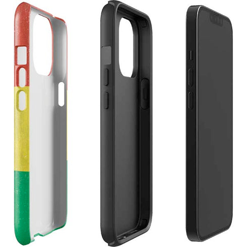 Ghana Flag Distressed iPhone 14 Pro Max Impact Case