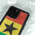 Ghana Flag Distressed iPhone 14 Pro Max Waterproof Case