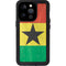 Ghana Flag Distressed iPhone 14 Pro Waterproof Case