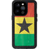 Ghana Flag Distressed iPhone 15 Pro Waterproof Case