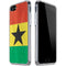 Ghana Flag Distressed iPhone SE (2nd & 3rd Gen) Clear Case