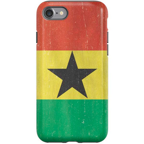 Ghana Flag Distressed iPhone SE (2nd & 3rd Gen) Pro Case