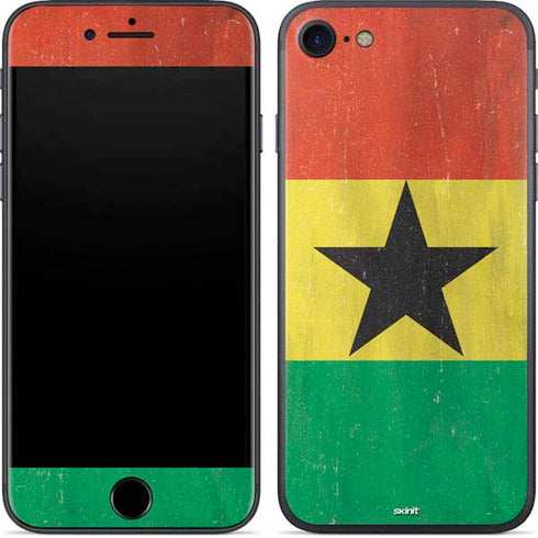 Ghana Flag Distressed iPhone SE (2nd & 3rd Gen) Skin