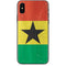 Ghana Flag Distressed iPhone X Skin
