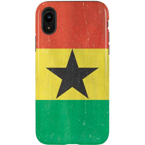 Ghana Flag Distressed iPhone XR Pro Case