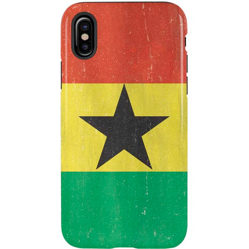 Ghana Flag Distressed iPhone XS Pro Case