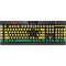 Ghana Flag Distressed K95 RGB PLATINUM Mechanical Gaming Keyboard Skin