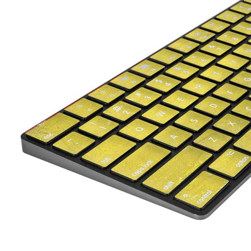 Ghana Flag Distressed Magic Keyboard with Numeric Keypad Skin