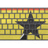 Ghana Flag Distressed Magic Keyboard with Numeric Keypad Skin