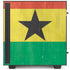 Ghana Flag Distressed NZXT H510 Compact ATX Mid-Tower Case Skin