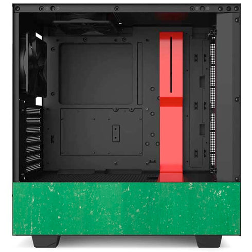 Ghana Flag Distressed NZXT H510 Compact ATX Mid-Tower Case Skin