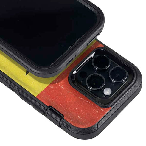 Ghana Flag Distressed Otterbox Defender iPhone Skin
