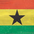 Ghana Flag Distressed PS4 Console Skin